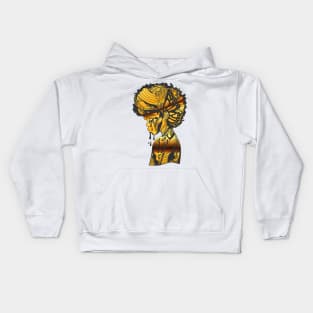 Gold Beauty In struggle Kids Hoodie